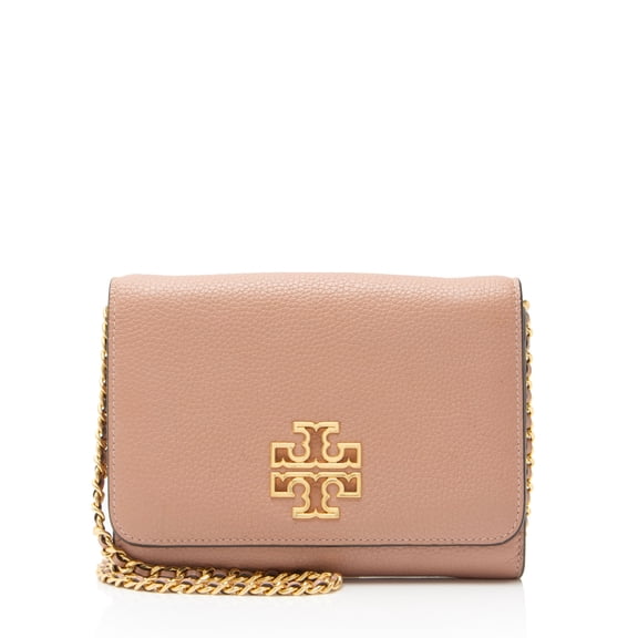 Pre-Owned Tory Burch Leather Britten Combo Crossbody
