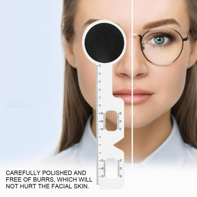 Pupil Plastic Pupil Distance Gauge PD Ruler Eye Measurement Tool Eye Glasses Accessory