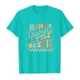 thumbnail image 4 of PMVFHDE T-Shirts Graphiques à Manches Courtes pour Filles T-Shirts Robe d'Été pour Filles Impression Goût Col Rond T-Shirt Décontracté Ample à Manches Courtes Vert Menthe, 8-9 Ans, 4 of 4