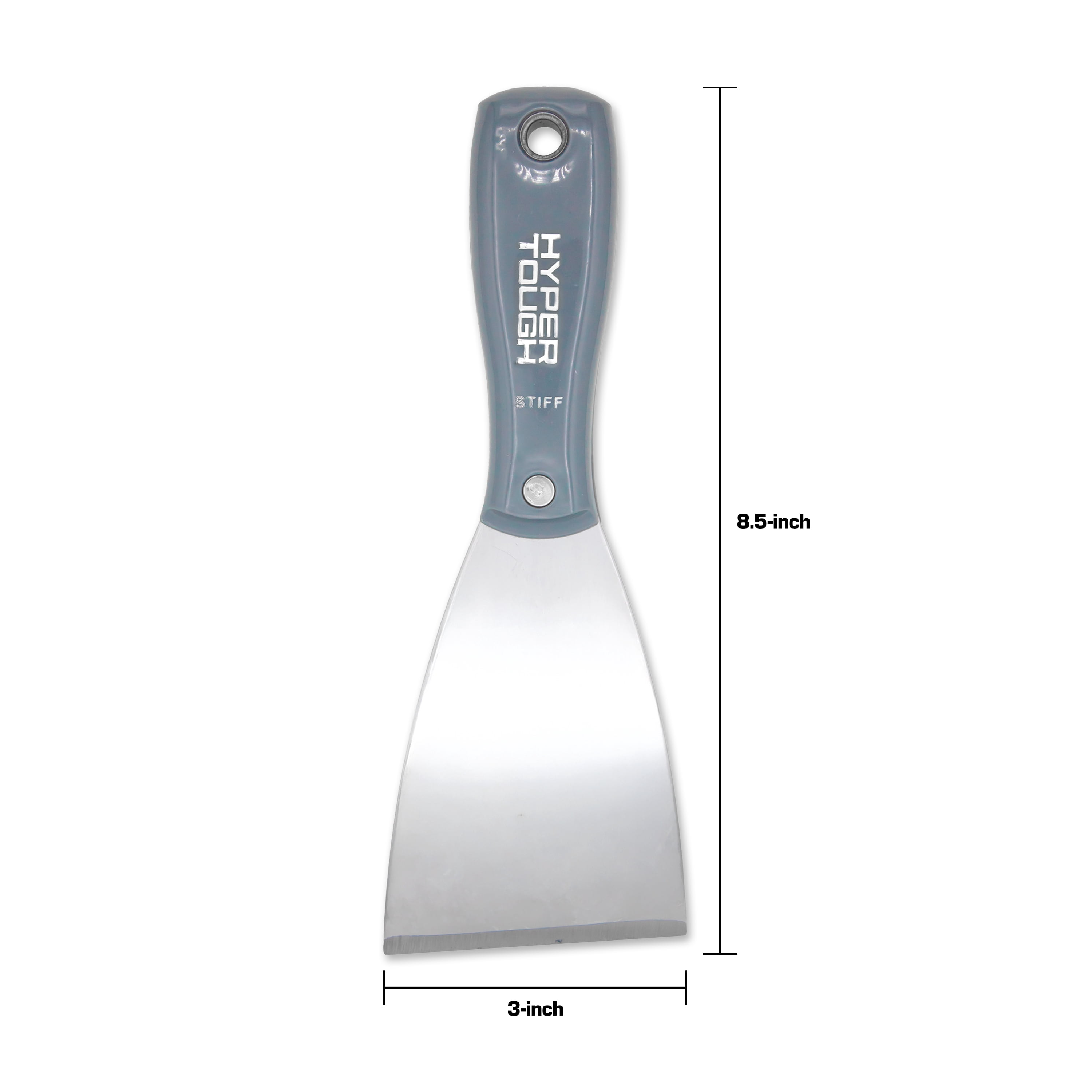 Hyper Tough 3-Inch Stiff Putty Knife with Ergonomic Handle