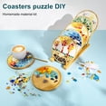 thumbnail image 2 of Homelife Mosaic Craft Coaster Making Kit for Adults DIY Glass Mosaic Tiles Kits Ceramic Art Bulk Materials Package for Women Kid Seniors Handmade Gifts, 2 of 13