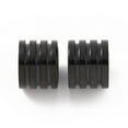 thumbnail image 2 of DIY 10pc 304 Stainless Steel Beads Large Hole Beads Grooved Column Electrophoresis Black 10x8mm Hole: 7mm, 2 of 2