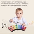 thumbnail image 3 of 8-note Xylophone Colorful Glockenspiel Removable Rainbow Color Metal Plates Resonator Bells with  Mallets Green Case Percussion Instrument Musical  Gift for, 3 of 7