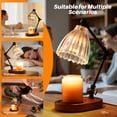 thumbnail image 5 of Smart Candle Warmer Lamp - Adjustable Timer/Dimmer, Adjustable Height, Flame-Free for Home Decor, Gift for Christmas&Women & Home Decor(2*50W Bulbs), 5 of 8