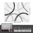 thumbnail image 4 of ChakmeOne 8x10 Washable Rug for Living Room Modern Abstract Area Rug Low Pile Non Slip for Home Office & High Traffic Areas, 4 of 7