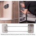 thumbnail image 4 of Veeki RV Shower Corner Storage Bar, RV Corner Storage Bar, Stainless Steel Regulatory Steel Rod, with Hook for Securing-0630, 4 of 5