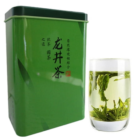 TopGrade West Lake Spring Longjing Green Tea Dragon Well Tea Long Jing Gift Pack 100g(0.22lb)