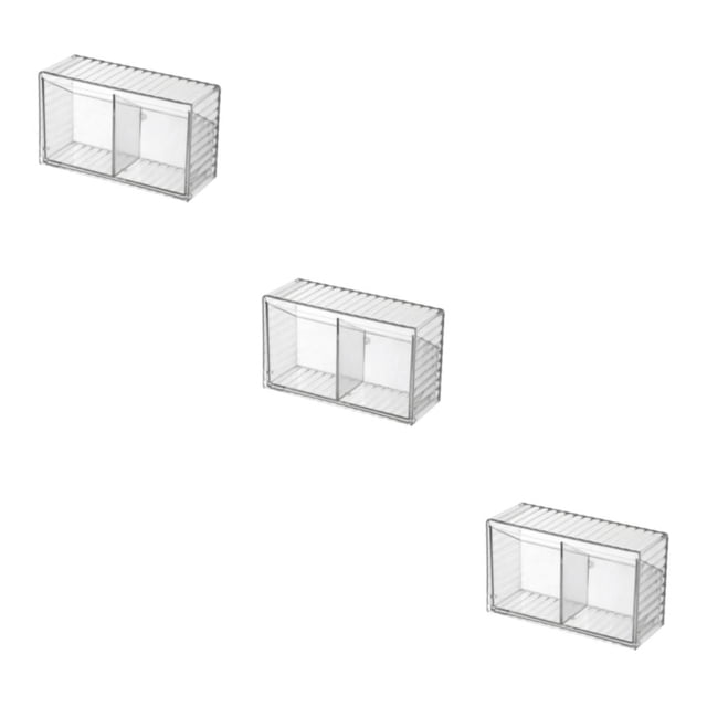 Matsuzay Organizador de baño ABS para necesidades Caja impermeable Caja de pared de baño para acceso diario Almacenamiento de suministros Type1 NO1