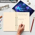 thumbnail image 5 of Glowing Jellyfish in Underwater Notebooks 1-subject Journal 60 Sheets A5 College Ruled Paper Detachable Ring 8.3"x5.7", 5 of 8