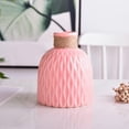 thumbnail image 3 of Flower Vase European Style Unbreakable Modern Solid Color Desktop Decoration for Home Heavy Duty Plastic Dried or Artificial Flowers Round Opening, 3 of 8