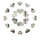 thumbnail image 2 of Pegatina de espejo con combinación de corazón 3D acrílico amor calcomanías de pared con espejo DIY decoración del hogar papel tapiz 18 Piezas Kearding JJ11047-01, 2 of 6