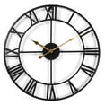 thumbnail image 1 of Reloj de pared grande para decoración del hogar de 23,6 pulgadas, relojes de arte de hierro que no hacen tictac BANYUO Electrónica, 1 of 5