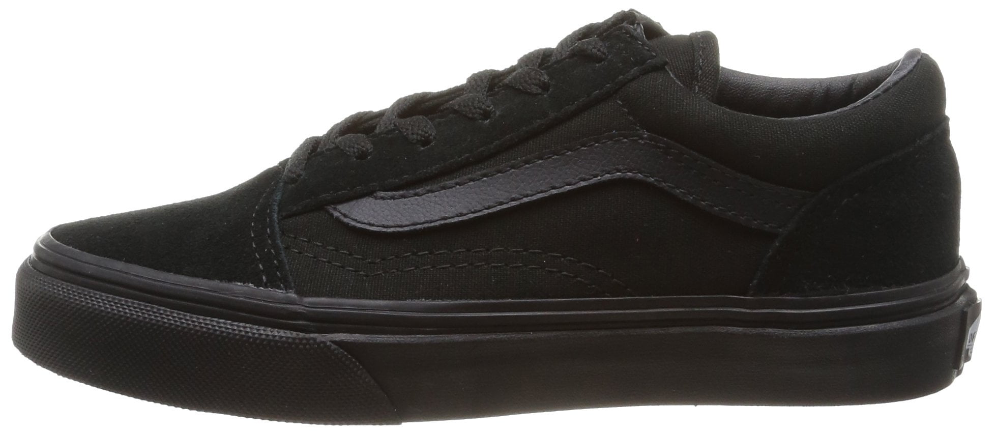 kids black old skool vans