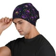 thumbnail image 3 of Naloa Multi-colored Spiders Soft Beanie Hat, Knit Beanie Daily Beanie in Fine Knit for Women Men Winter Travel, Outdoor, 3 of 7