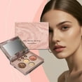 thumbnail image 2 of Blue Shell 3pc Multifunctional Makeup Palette Eyeshadow Grooming Blush Highlight One Palette Multi Purpose Daily Carry Portable Makeup Palette, 2 of 5