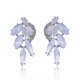 thumbnail image 1 of 1 par de pendientes brillantes con diamantes de imitación, pendientes de piedra de cristal acrílico, pendientes Piercing para mujer, joyería de boda a la moda, regalo de Navidad nu, 1 of 2