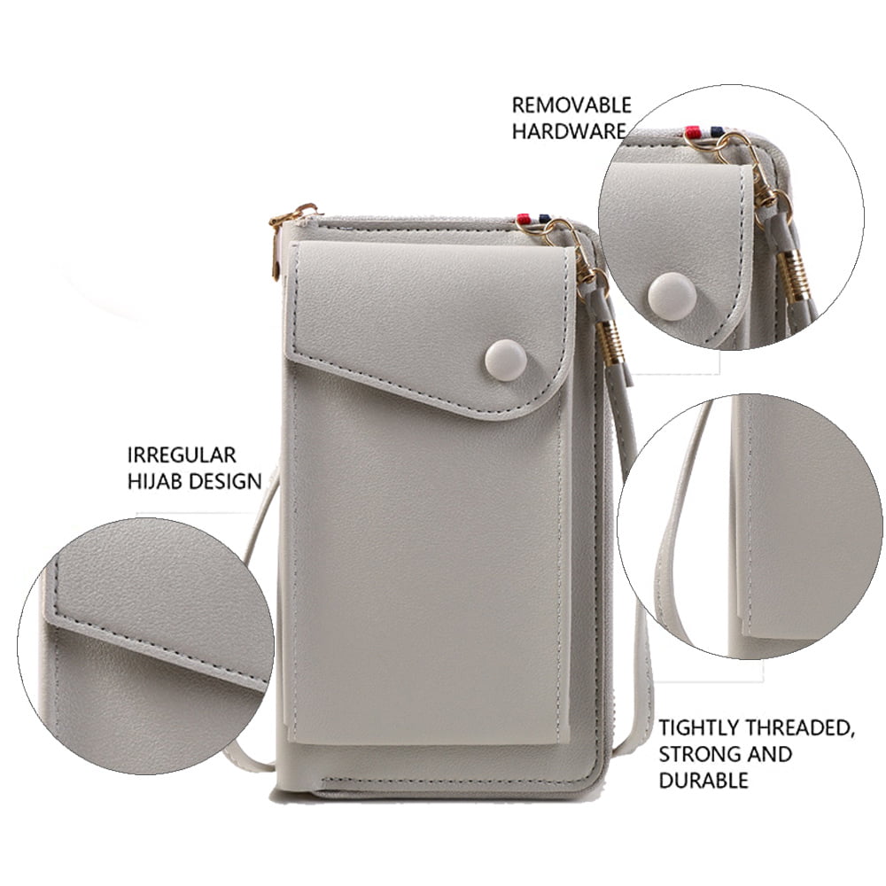 Finelaer Leather Small Zipper Cellphone Mobile Belt Loop Clip Case Pouch ( Grey) : Amazon.in: Bags, Wallets and Luggage