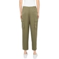 thumbnail image 2 of Theory Womens Pocket Silk Jogger Pants Green L, 2 of 2