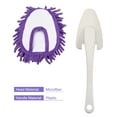 thumbnail image 3 of Uxcell Microfiber Chenille Duster Washable Cleaning Brush Dusting Tool Purple, 3 of 5