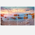 thumbnail image 2 of Mediterranean Sea Sunrise - Seashore Photography Canvas Print, 2 of 3