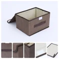 thumbnail image 2 of 1 Pack Clothes Storage Bags Moving Bags Coffee 10.2*7.5*6.3In, 2 of 4