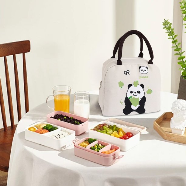 Bolsa Térmica de Aluminio para Almuerzo para Estudiantes | Bolsa Térmica Portátil, Gruesa E Impermeable | Organizador Multicompartimento de Gran Capacidad para El Trabajo, Picnics y Viajes