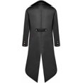 thumbnail image 2 of Chaqueta de frac medieval para niño, disfraz de Halloween, estilo gótico, steampunk, vintage, victoriano, uniforme., 2 of 5