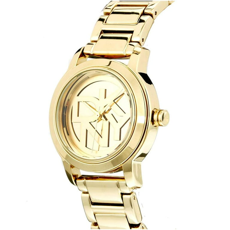 DKNY R42A3E20CAP 関税送料込 Dkny Women's Tompkins NY8876 Gold Stainless-Steel Quartz