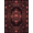 Red, Pattern 16, variant on ODIKA 4'x6' Machine Washable Non-Slip Area Rug, Gothic Burgundy High Traffic Rug, Purple, 1155004
