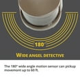 thumbnail image 7 of MW Lighting Twin Head LED Dusk-to-Dawn Security Light with Motion Sensor, 1400 Lm, Metal Housing brown Brown, 7 of 7