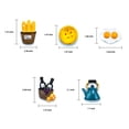 thumbnail image 4 of KAUKKO 13pcs Mini Cute Refrigerator Magnets, 3D Simulation Food Refrigerator Magnets, Creative Gourmet Refrigerator Magnets for Refrigerators, Whiteboards, Maps and Other Magnetic Items, 4 of 5