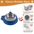 thumbnail image 4 of Cuencos para perros, cuencos para gatos, cuenco de comida para gatos con cuenco de acero inoxidable, cuencos elevados resistentes para gatos, 4 of 8