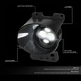 thumbnail image 2 of DNA Motoring For 05-08 Ford F150 LED Projector Driving Fog Light Lamps Smoked W/ Bezel+Switch+Wiring, 2 of 10