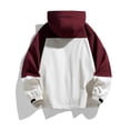 thumbnail image 3 of RXIRUCGD Man Color Match Pockets Zipper Hooded Workwear Outdoor Jacket, White, Size: 2XL, 3 of 3