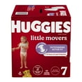 thumbnail image 2 of Huggies Little Movers Baby Diapers, Size 7 (41+ lbs), 68 Count, Disney Designs, 2 of 10