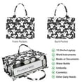 thumbnail image 2 of Large Capacity Tote Bag,Smiling Ghosts Halloween Pattern Handbag Fashion Luxury Tote Bag,15.7"x13"x 5.1" Inches,Laptop Compatible, 2 of 6