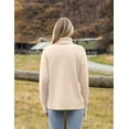 thumbnail image 5 of Zeagoo Women' Turtleneck Sweater Fall Winter Chunky Knitted Pullover High Low Hem Trendy Basic Jumper Top, 5 of 5