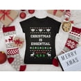 thumbnail image 4 of Tstars Quarantine 2020 Christmas Is Essential Funny Humor Ugly Christmas Women T Shirt, 4 of 5