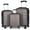 Brown, variant on 3Hardshell Luggage Suitcase Sets Hardside Carryon LuggageWith 360 Degree SpinnerFor Travel (20"/24"/28")