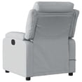 thumbnail image 4 of vidaXL Massage Recliner Chair with 6-Point Vibration Massage, Adjustable Light Grey Fabric Rocker, 4 of 5