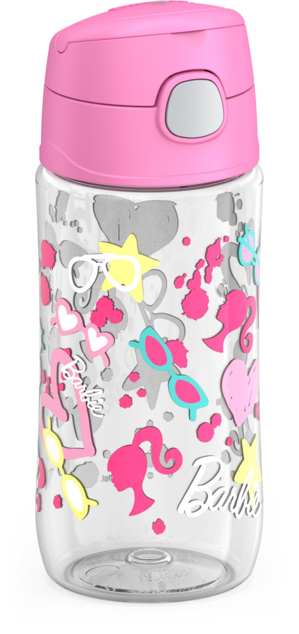 Quench Your Thirst with Barbie Printed Glass Water Bottle