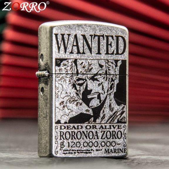 Bbsisgo Gift for Men and Women Kerosene Lighter, One Piece Zoro