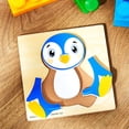 thumbnail image 6 of Spark Create Imagine 4-Piece Wooden Penguin Mini Puzzle, 6 of 6