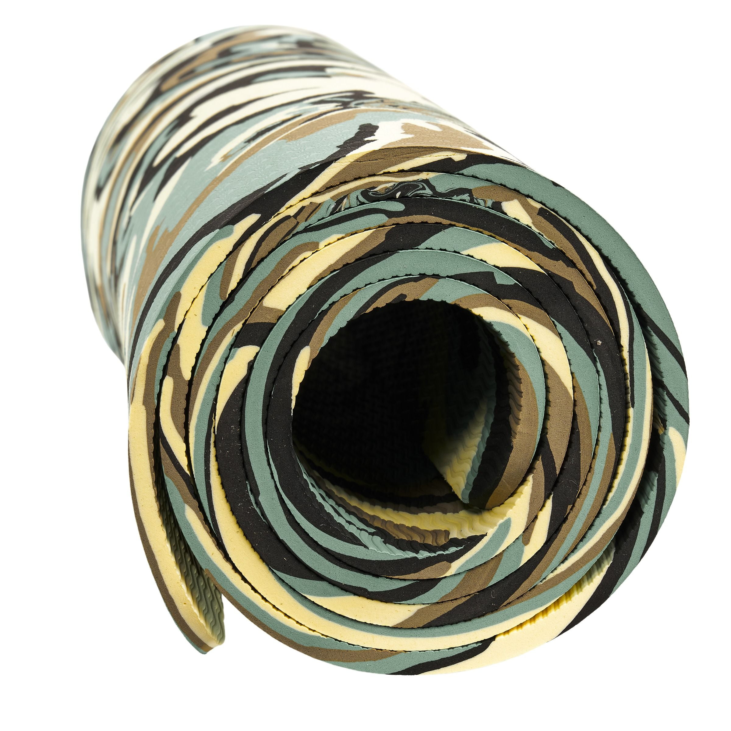Victor Fitness Green-Brown Camo Yoga Mat TPE VYBC2 Camouflage - Eco friendly, premium TPE material that provides non-slip texture