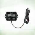 1 Set of Motorcycle LCD Display Spark Plugs Engine Digital Tach Hour