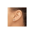 thumbnail image 3 of 2.00 Carat (Ctw VS1-VS2, F) Certified Lab Grown Diamond Solitaire Stud Earrings 14K Yellow Gold for Women, 3 of 5