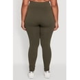 thumbnail image 5 of Womens Plus Size High Waisted Ribbed Knit Seamless Leggings, 5 of 5