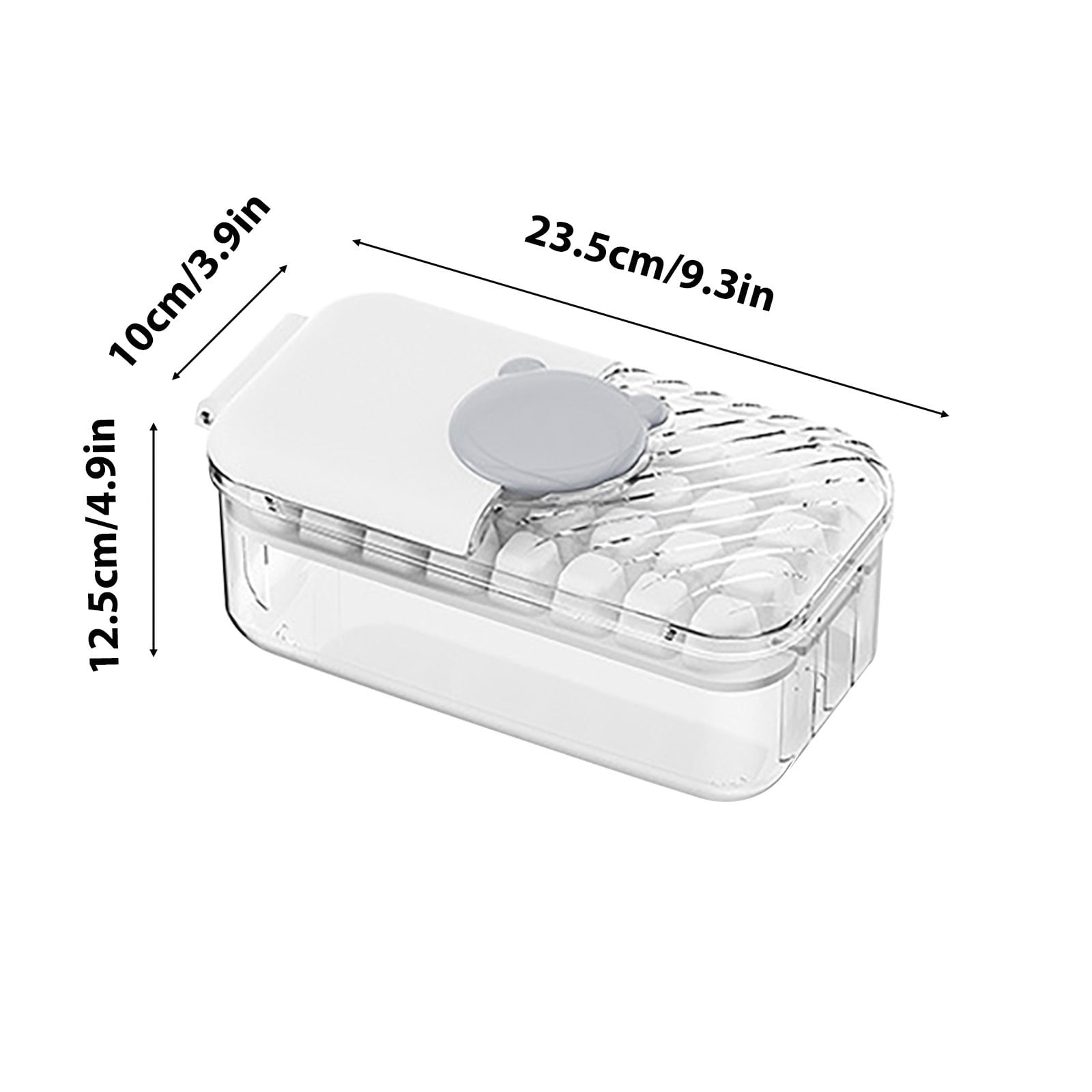 Ice Maker Machine with Storage Box and Shovel for Household Use, Food-Grade Large Capacity Press-Type Ice Block Maker