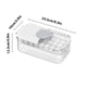 thumbnail image 3 of pstuiky Máquina para hacer bloques de hielo, apta para uso alimentario, caja de almacenamiento de hielo de gran capacidad con pala., 3 of 8