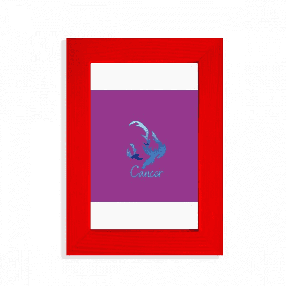 Cancer Designs Icon Art Deco Fashion Picture Display Art Red Photo Frame